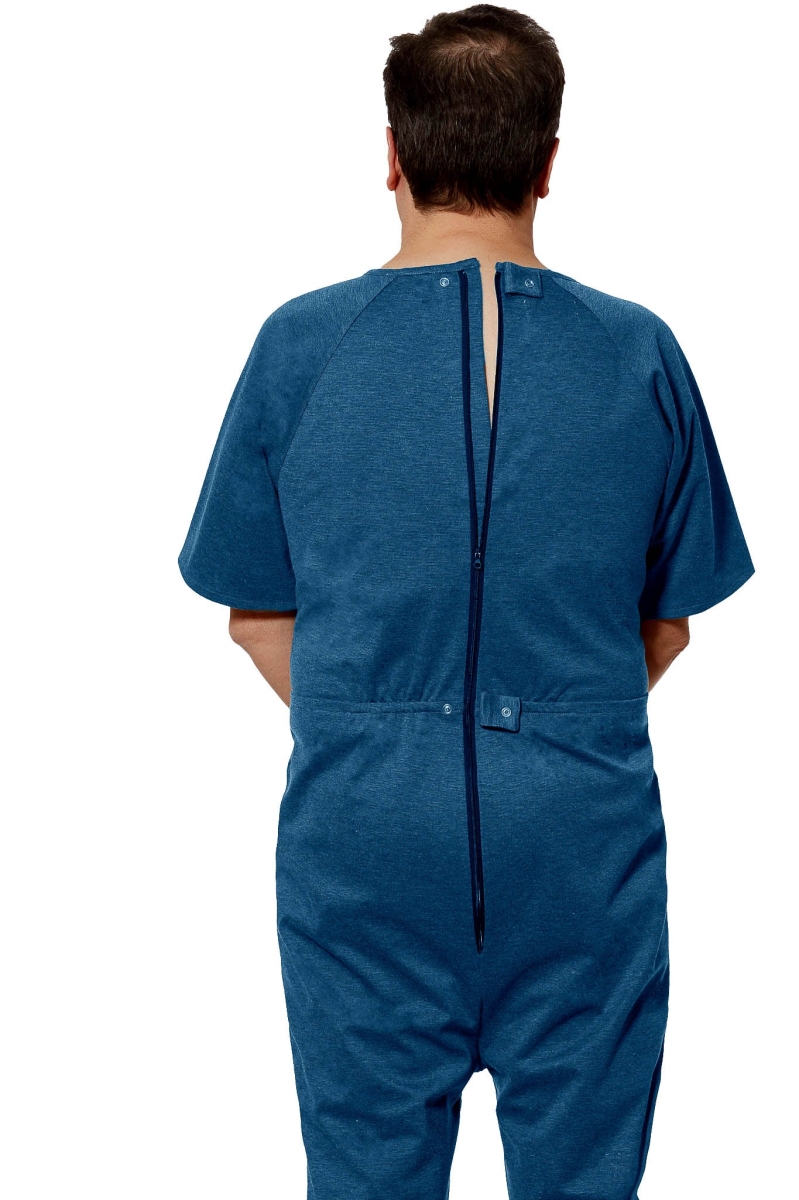 Men Anti-Strip Jumpsuit - Bobby - Teal - Medium