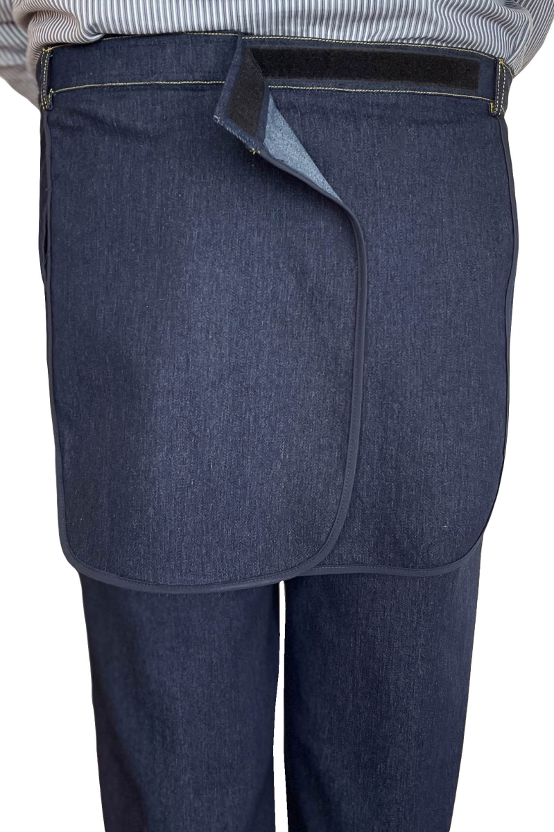 Back-Panel Adaptive Pants for Mens - Liam, Blue - Large