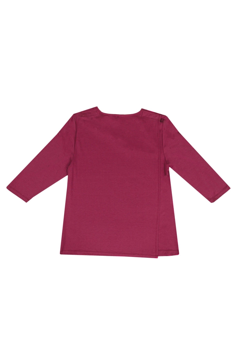 Open Back Adaptive Top for Women - Touki, Fuchsia - Large