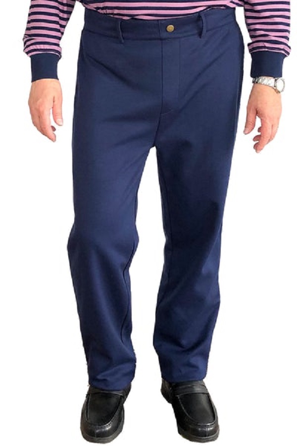 1-603-180-6 Men Back-Panel Adaptive Pants - Jack, Navy - 2XL
