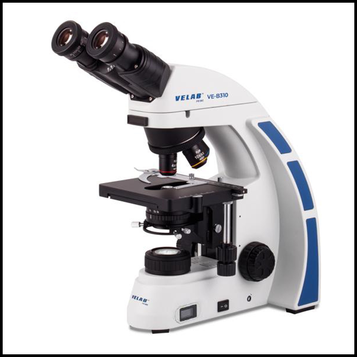 VE-B310 Biological Binocular Microscope with Plan Achromatic Objectives, LED & Halogen
