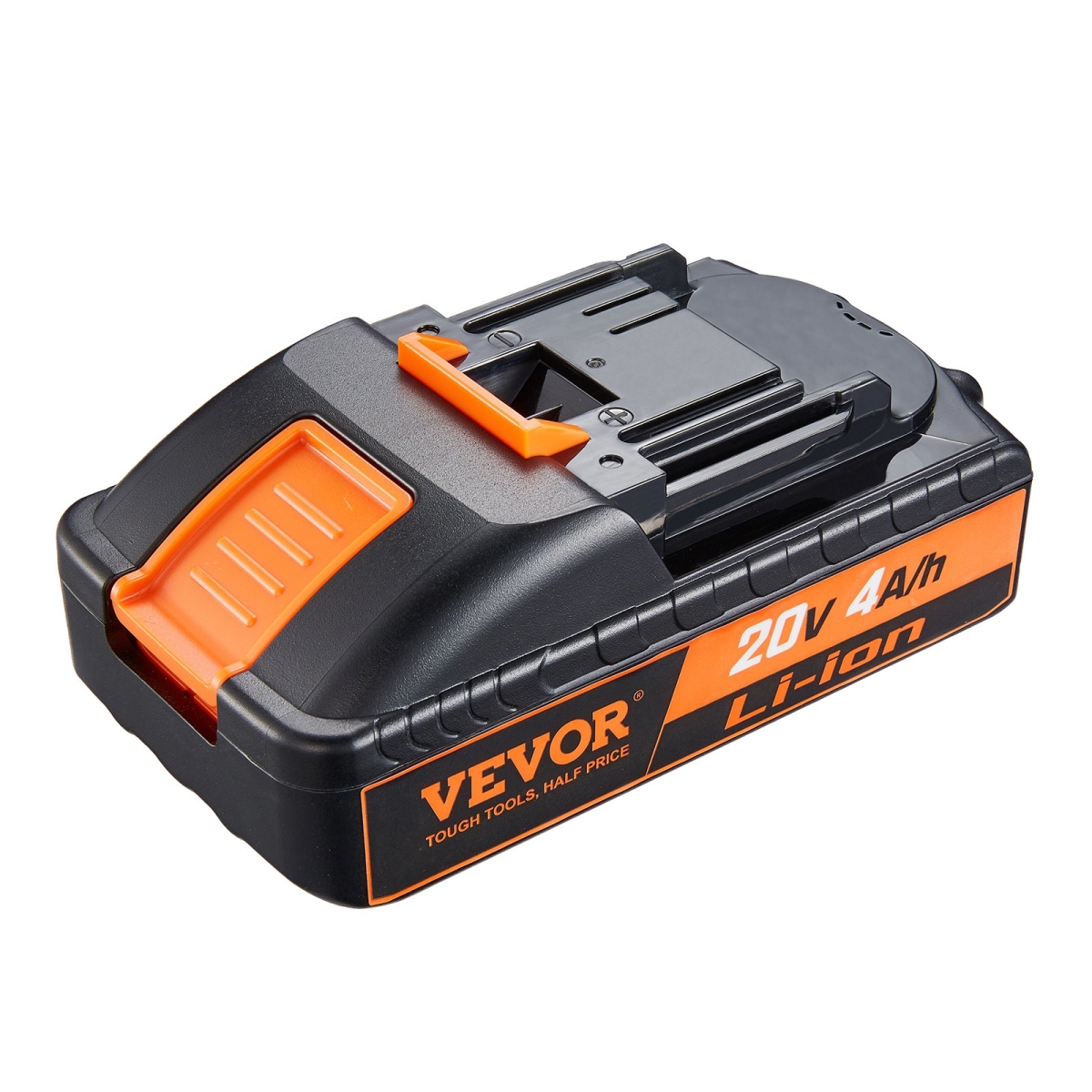 Picture of Vevor 20VDCB40AHZCOHF01V9 20V 4.0Ah Lithium-Ion Battery - High-Capacity Replacement Battery Pack for Power Tools Batteries&#44; Compatible with 20V Cordless Power Tools