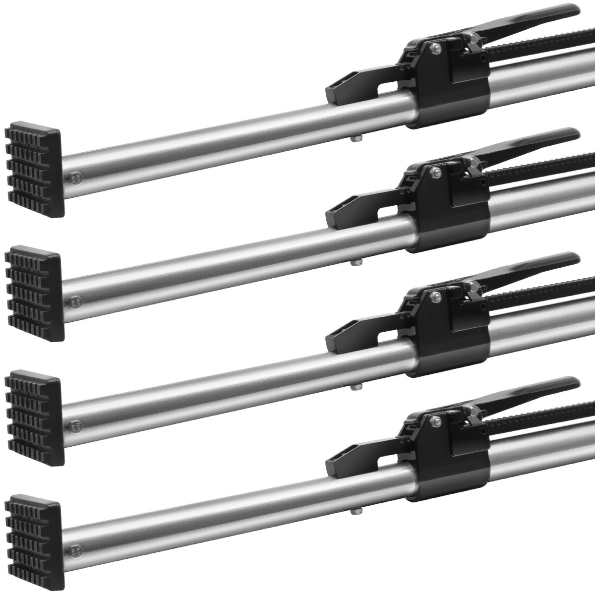 89-104 in. Cargo Bar, Ratcheting Cargo Bar Adjustable from Heavy-Duty Steel Cargo Stabilizer Bar with Truck Bed Load Bar - 309 lbs - 4 Piece