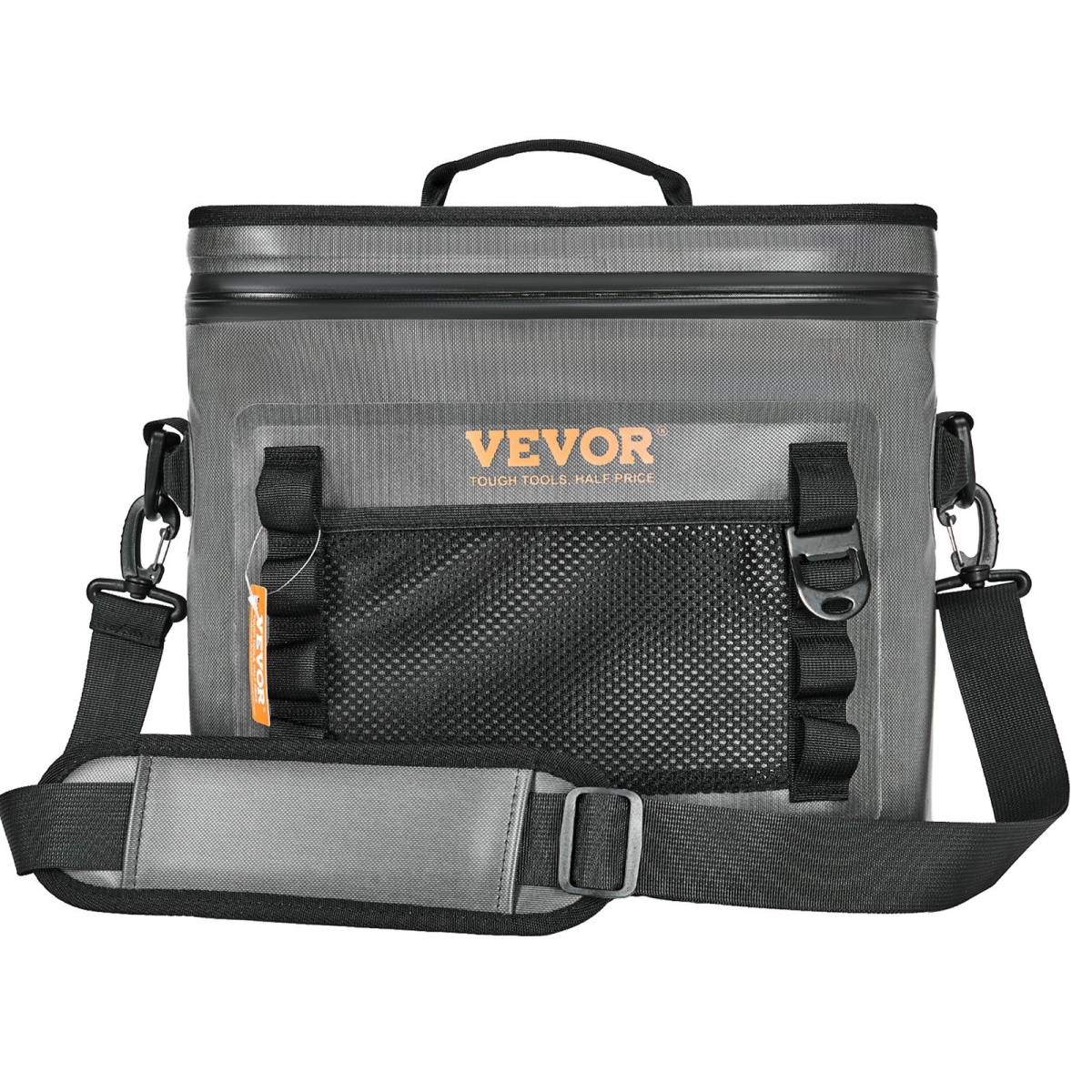 Picture of Vevor RCLQQGDJS24RIZG77V0 Soft Cooler Bag Soft Sided Cooler Bag Leakproof with Zipper&#44; Waterproof Soft Cooler Insulated Bag&#44; Dark Gray
