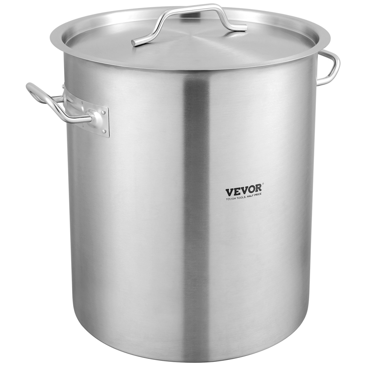 Picture of Vevor TGDDBX20142QT4Z4LV0 42 qt. Stainless Steel Stockpot Heavy Duty Commercial Grade Stock Pot Large Cooking Pots&#44; Silver