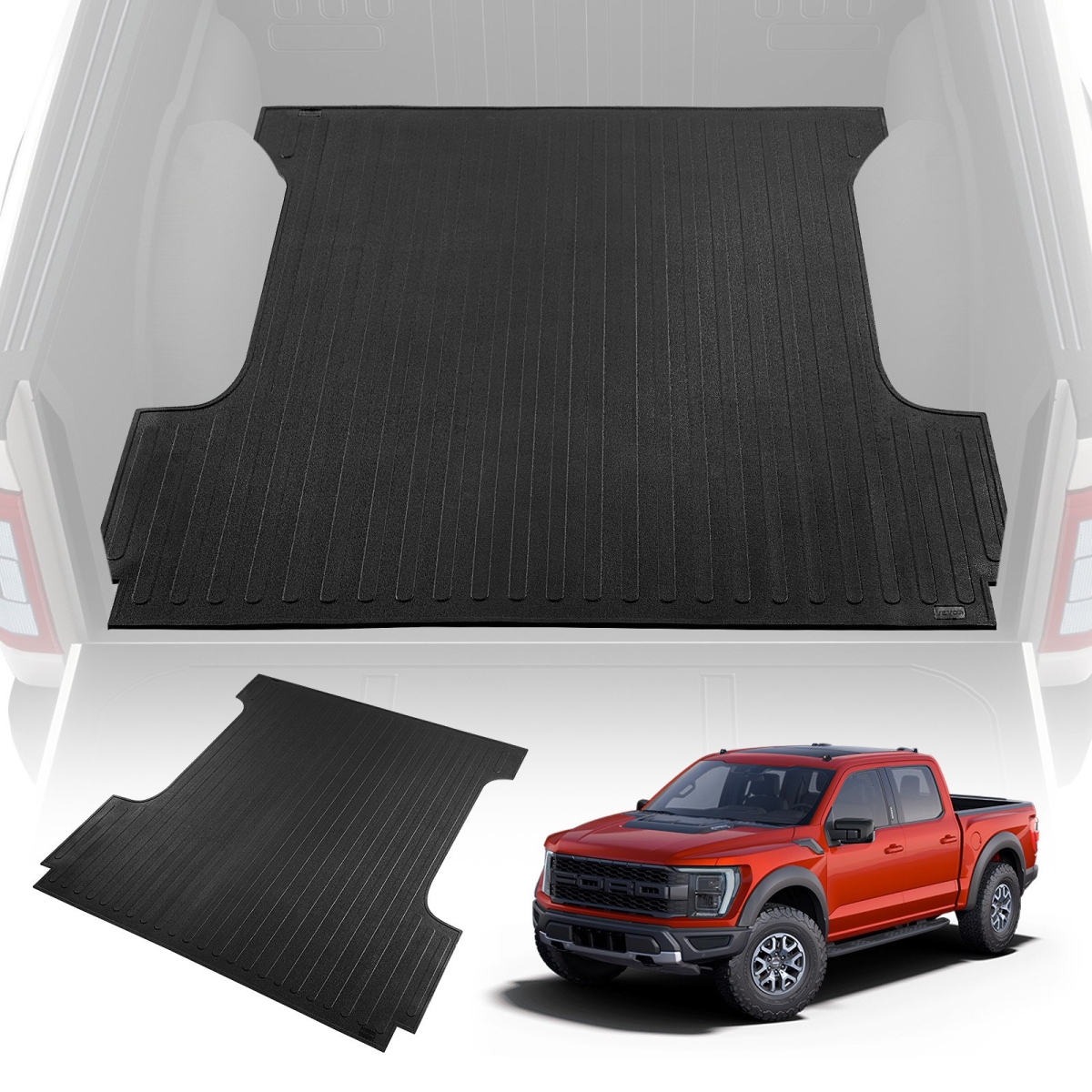 Picture of Vevor KCCCDFTF1502DR5ZTV0 66.5 x 64 in. Truck Bed Mat with 5.5 ft. Truck Bed Liner Accessories for 2015-2023 Ford F150