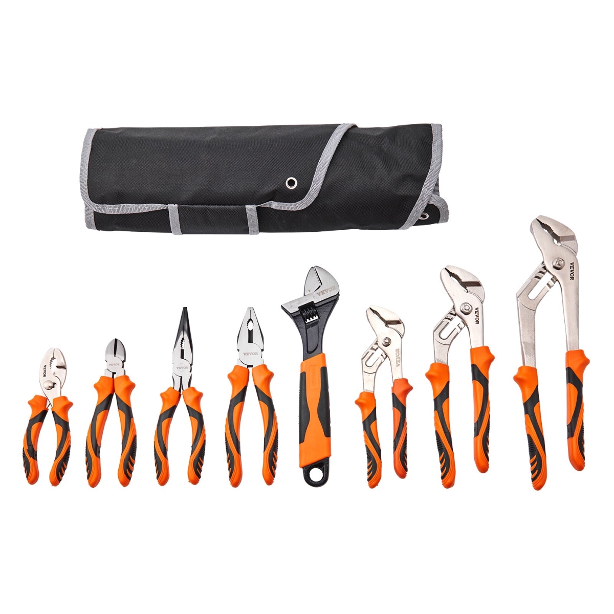 QZZT612INCH86GK4UV0 Pliers Set Groove Joint Pliers High Carbon Steel - 8-Piece