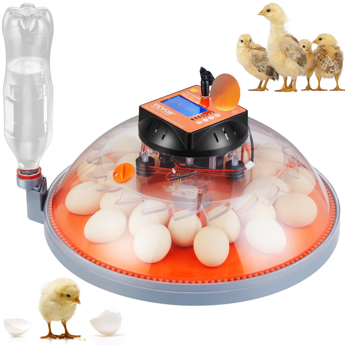 Picture of Vevor JQDLFYQ24MYADS1U6V5 Egg Incubator Incubators for Hatching Eggs Auto Egg Turning 24 Eggs