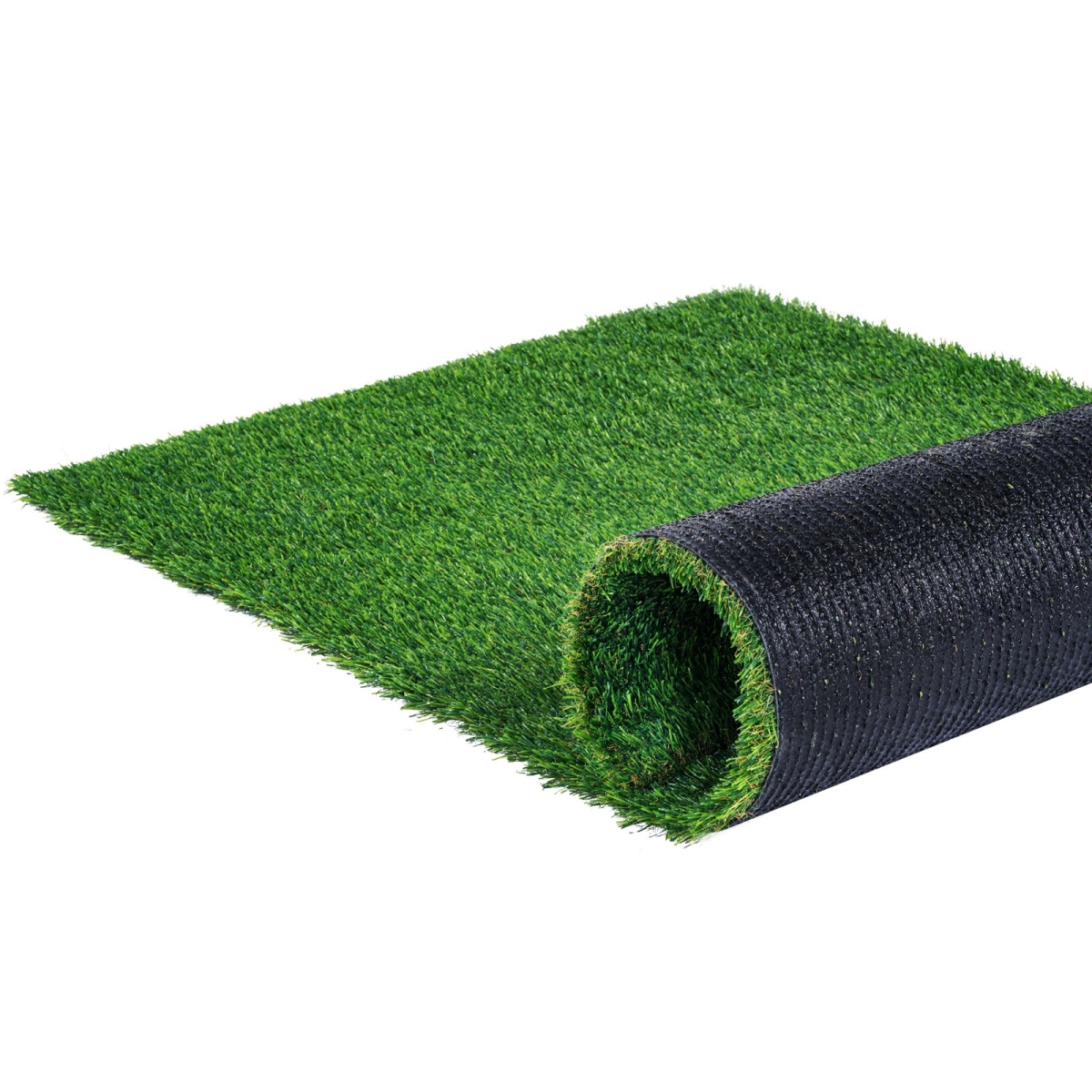 5 x 10 ft. Artificial Grass Turf 1.38 in. Fake Door Mat Artificial Grass with Drainage Holes Runner Rug, Green