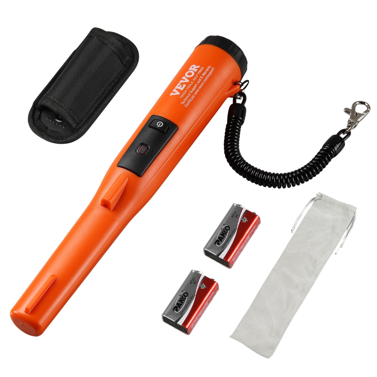 Picture of Vevor JCKJSTCBFIP6GWNSHV9 Metal Detector Pinpointer IP68 Waterproof Handheld Detector Wand Probe