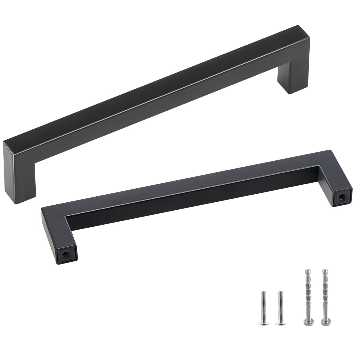 CJLSBXGPS30PUQTF9V0 5.03 in. Square Kitchen Cabinet Drawer for Kitchen Bathroom Bar, Matte Black - Pack of 30