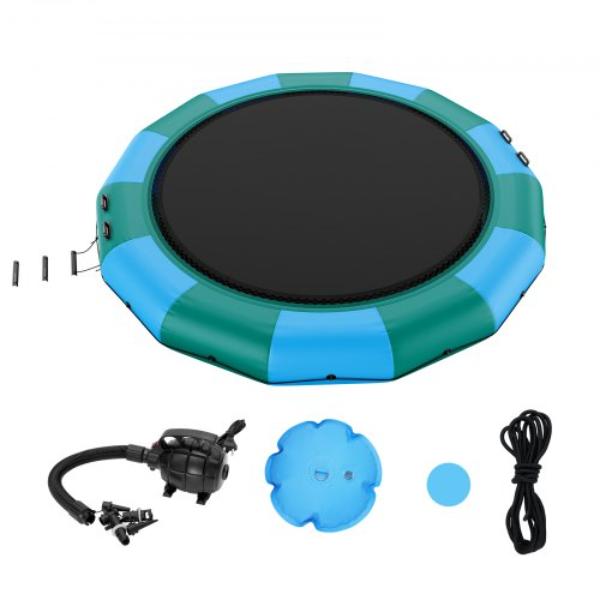 BTKSSBCLLS15VJW6BV1 Inflatable Water Bouncer 15 ft. Recreational Water Trampoline