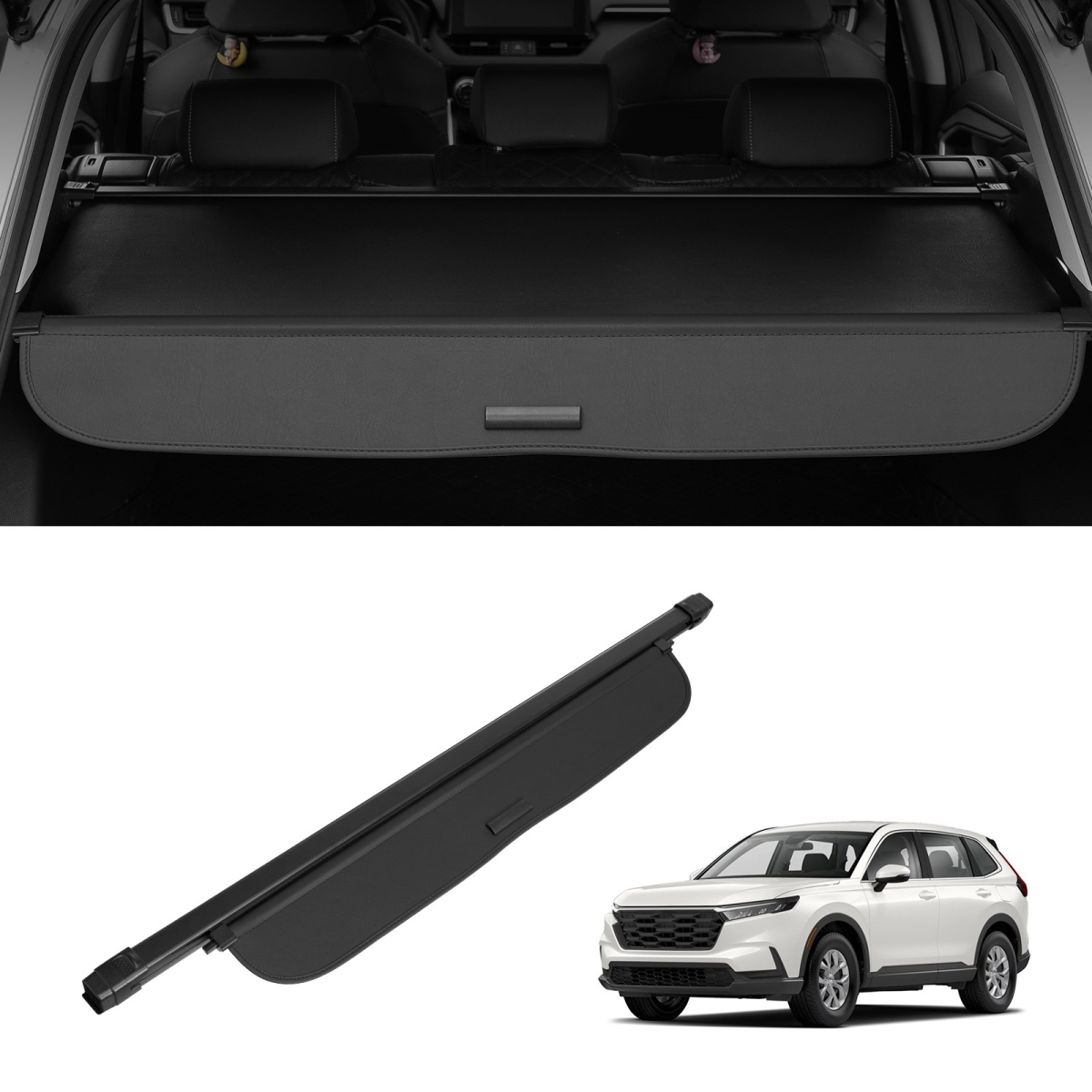 YCKSSSHCGYCKLJ727V0 Retractable Cargo Cover for 2023-2024 Honda CRV Upgraded Rear Trunk Cover