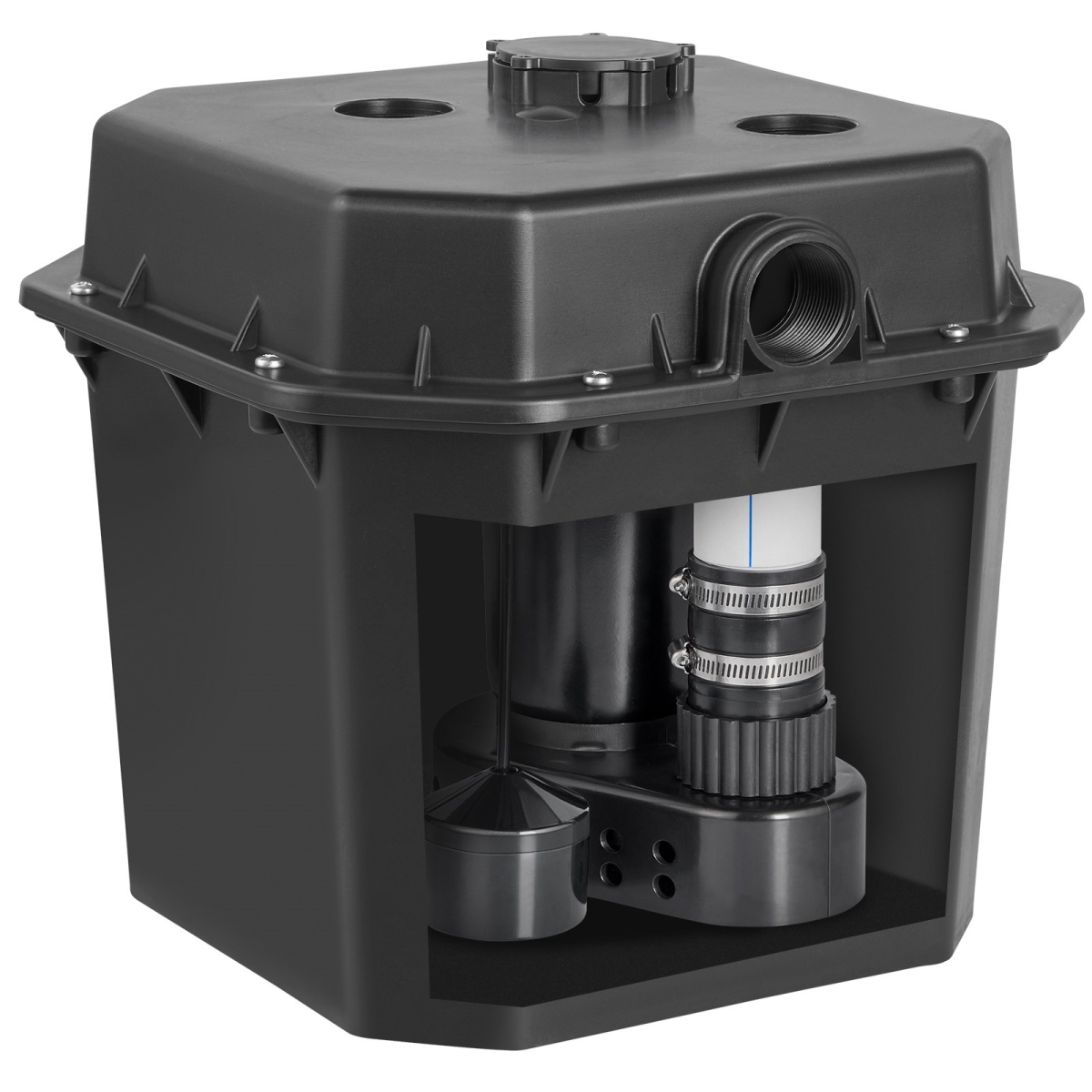 Utility Sink Pump Laundry Sink Drain Pump System 1/2 HP 3500 GPH 28ft Head