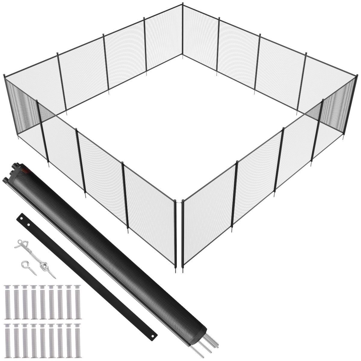 DXYCWL448FTHK10BDV0 4 x 48 ft. Pool Fences for Inground Pools