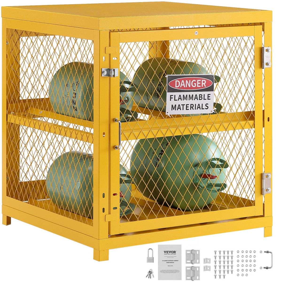 DSCWJHSLYGSPG3ZIYV0 4 x 33 lbs Horizontal Cylinder Storage Cabinet