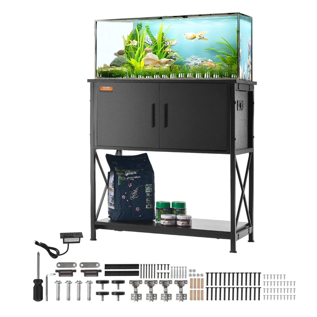 Picture of Vevor GMZSZXZJMBXGIPNNZV1 29 gal Fish Tank Stand&#44; Black