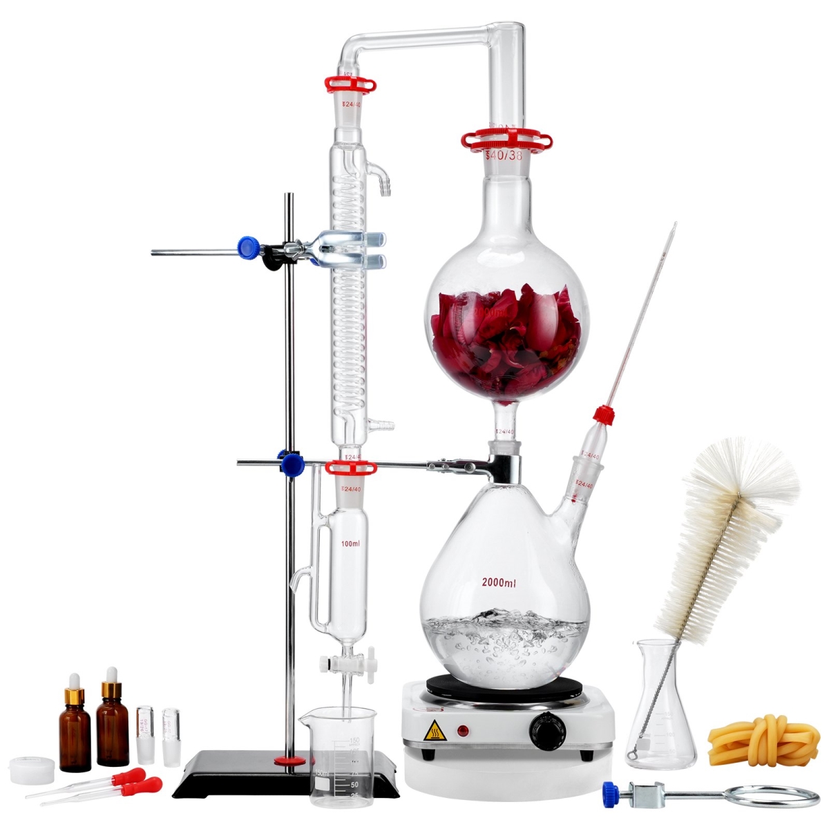 JYTQBLZZJPDJMWNR6V1 Essential Oil Distillation Kit - 28 Piece