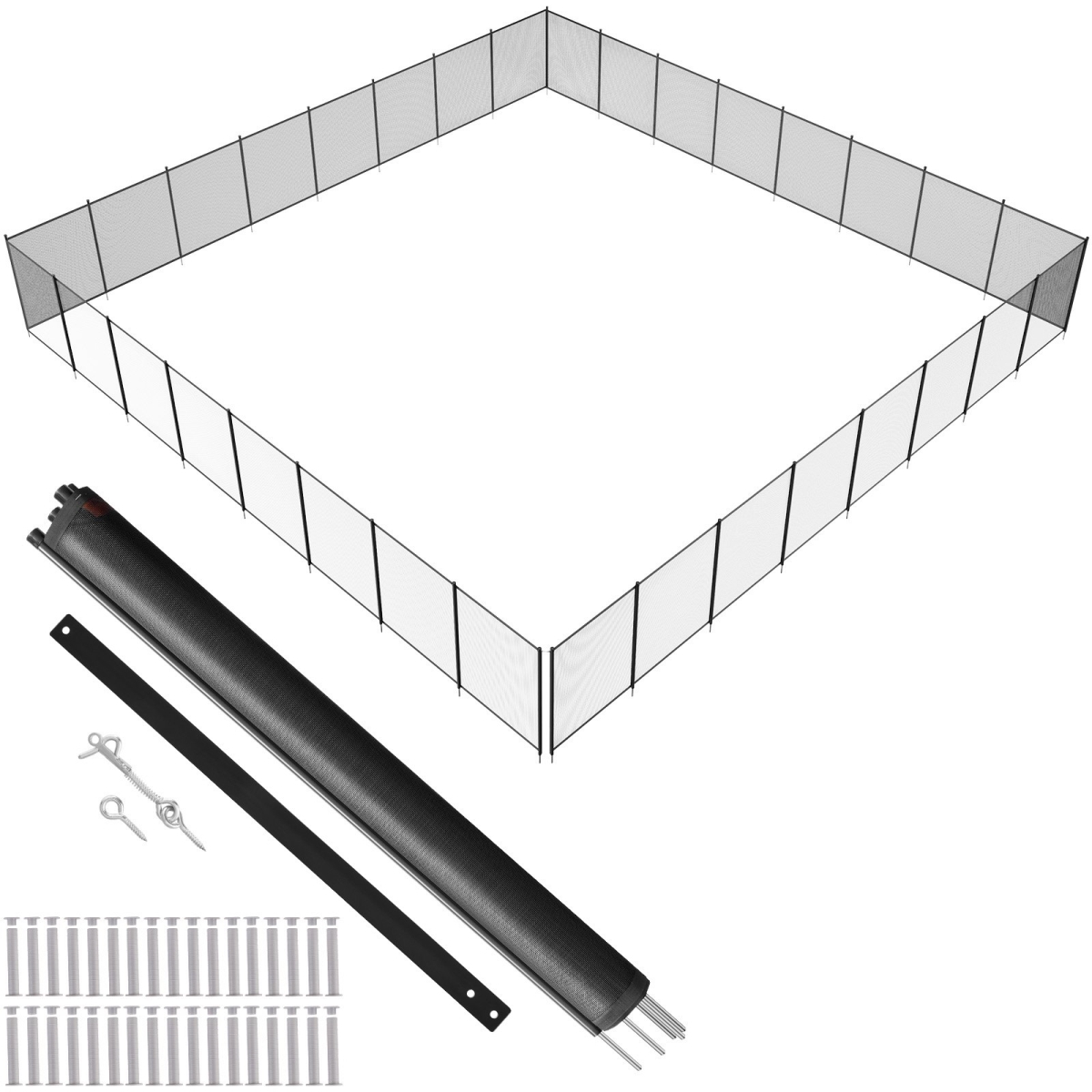 DXYCWL496FTHZS0ESV0 4 x 96 ft. Pool Fence
