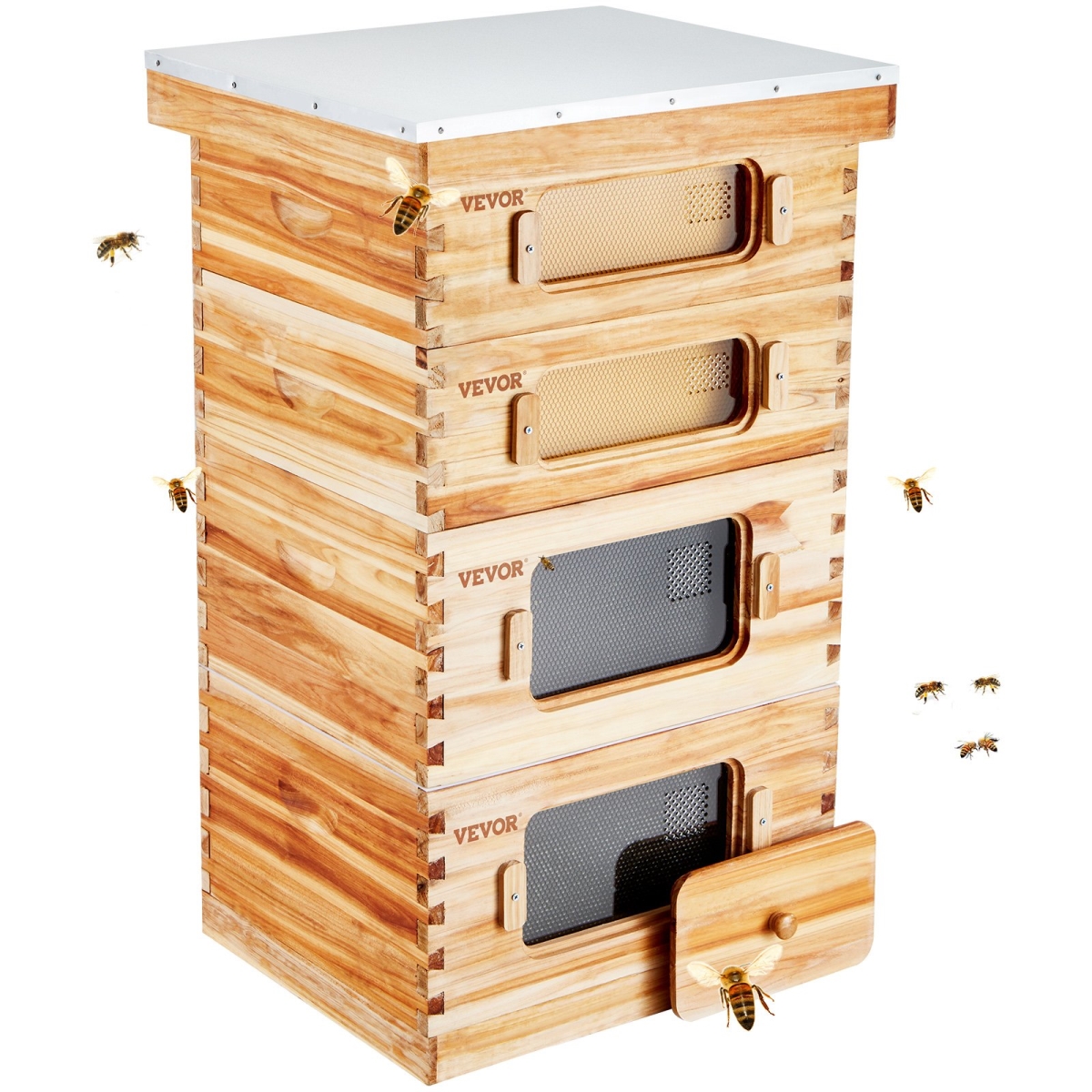 CTFXSMSHX2ZH12ZO0V0 Bee Hive 40 Frame Bee Hives Starter Kit