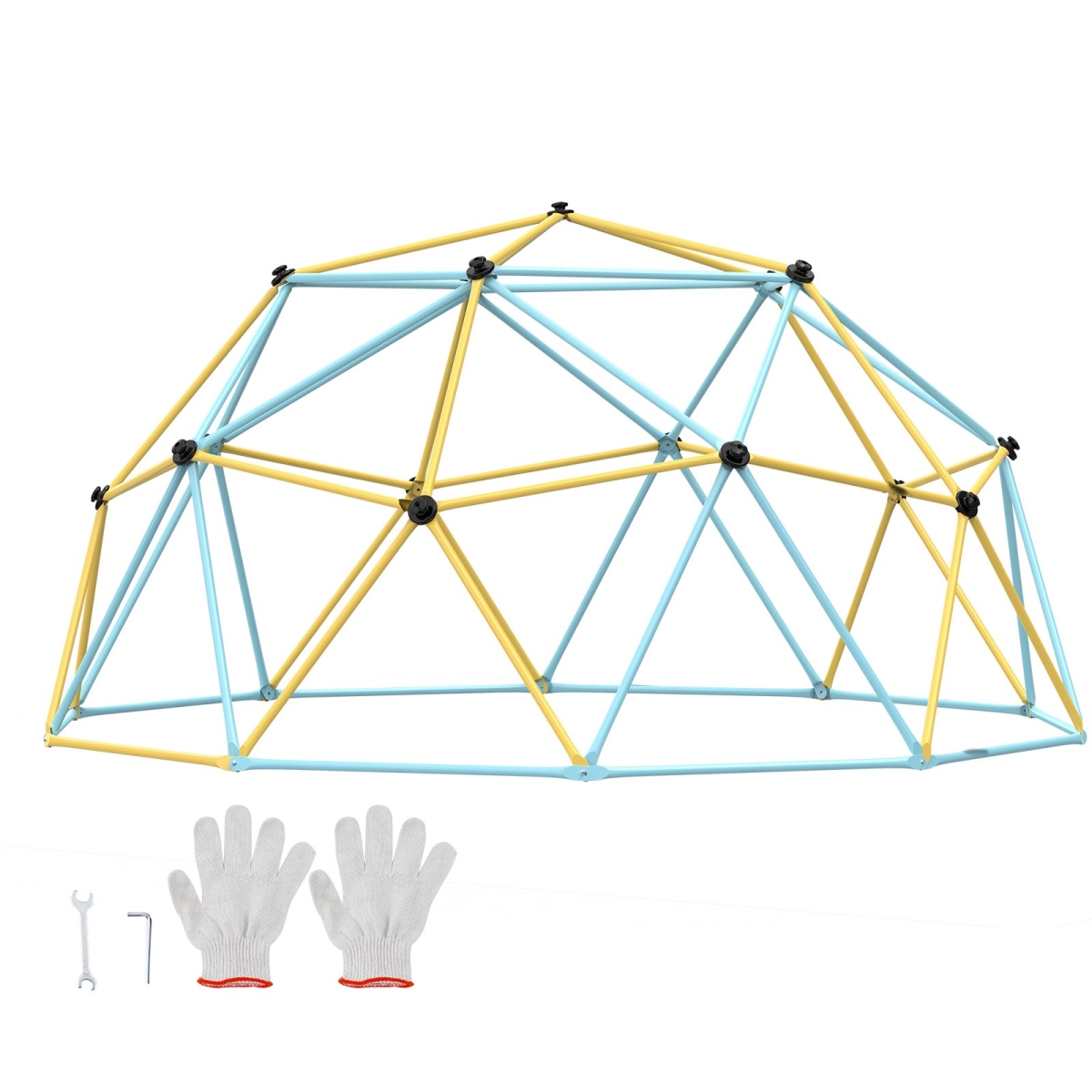 Picture of Vevor JHPDYX12FTWP89NOMV0 12 ft. Geometric Dome Climber Play Center for Kids