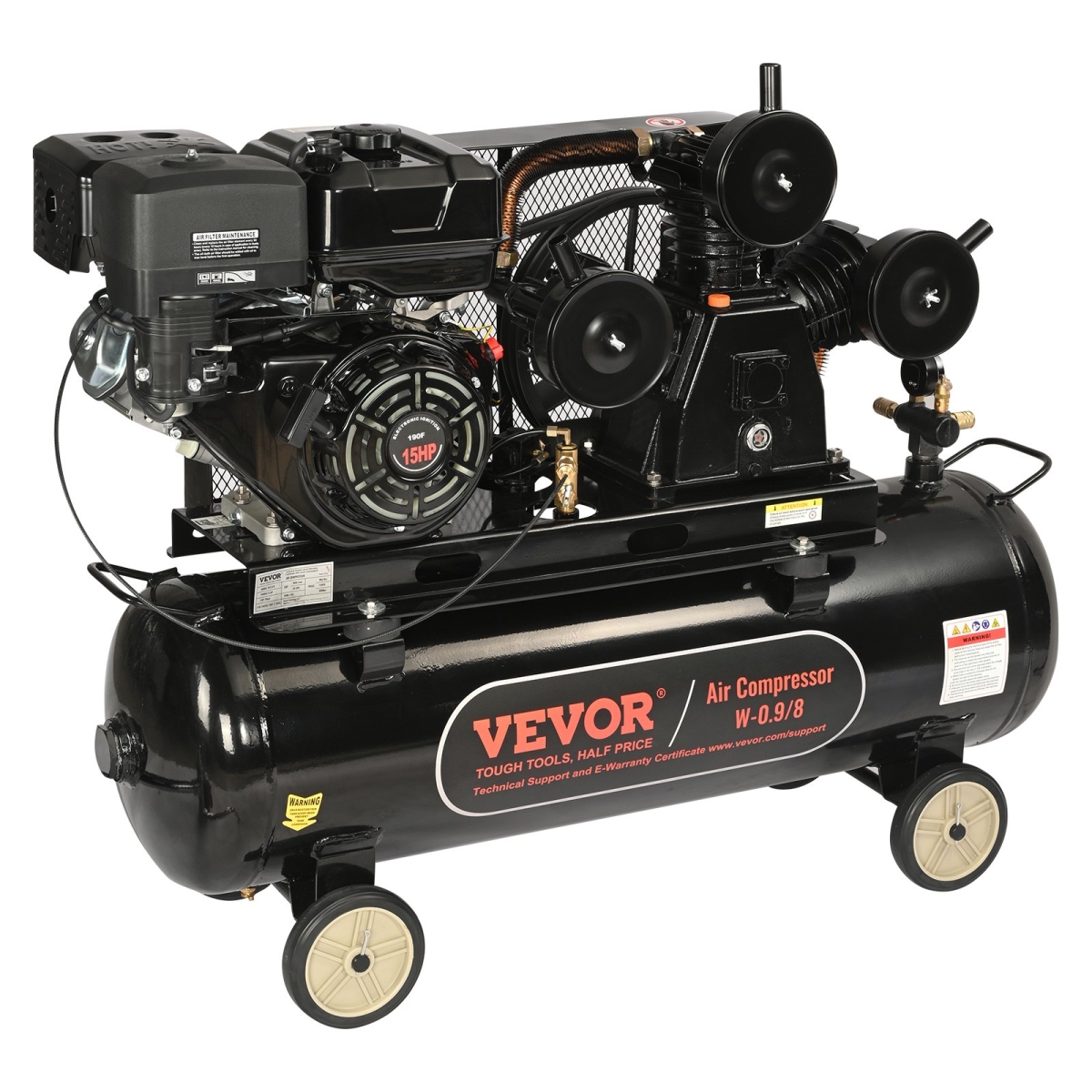 QYKYJ30JL000B8GF5V0 15 HP Gas Powered Air Compressor