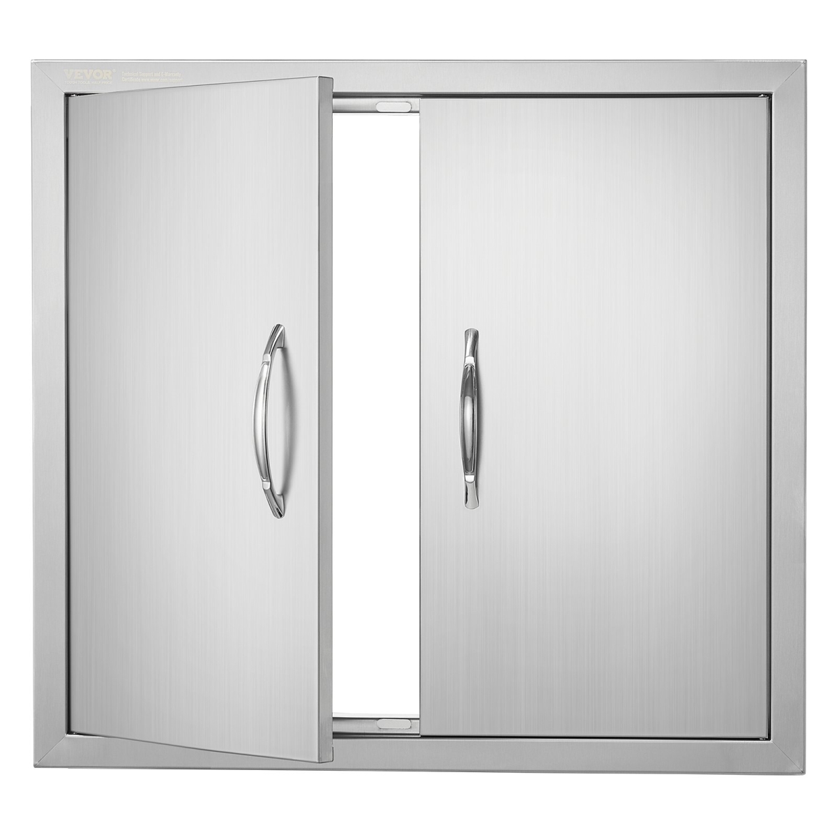 SMMBSCJMYS266WJ57V0 26 x 24 in. Double Outdoor Kitchen BBQ Access Door, Stainless Steel