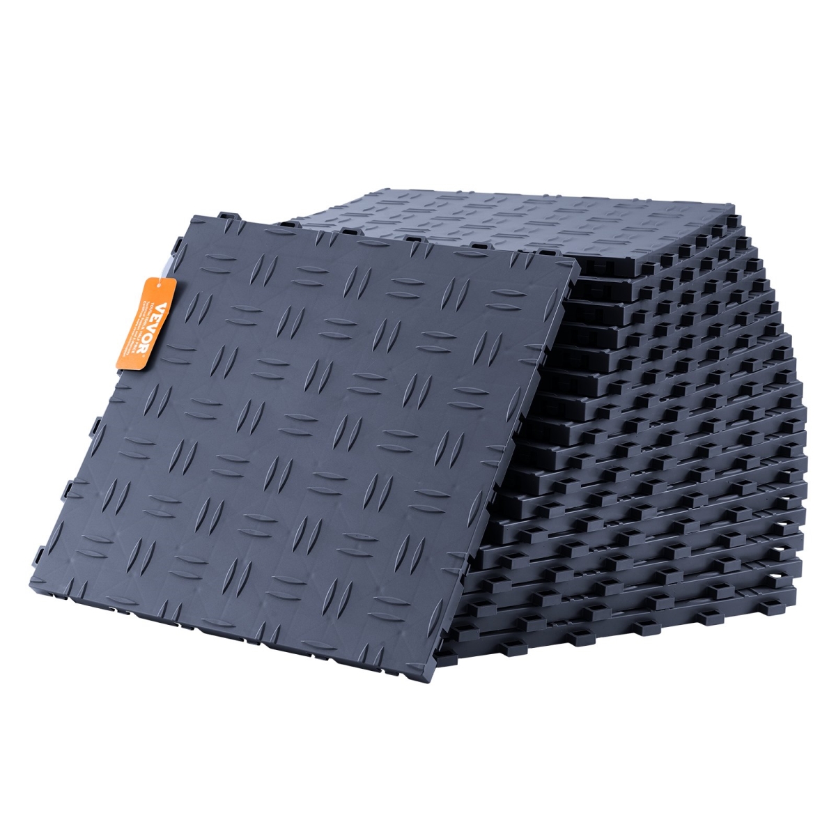 CKDDSMH501212WO1OV0 12 x 12 x 0.53 in. Garage Interlocking Tiles, Graphite Gray - Pack of 50