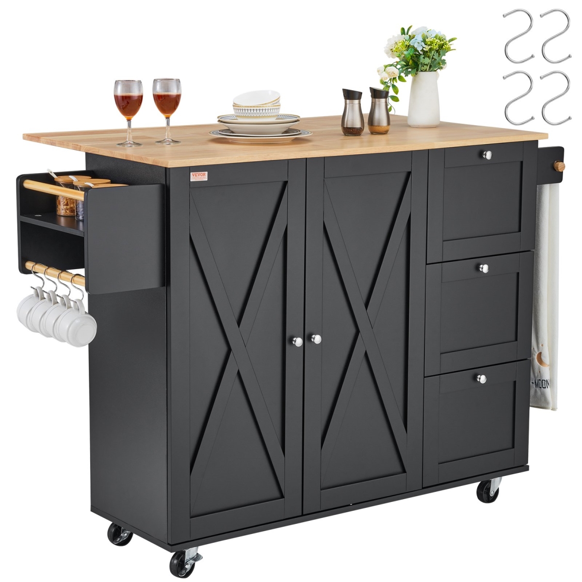 VEVOR Kitchen Island Cart