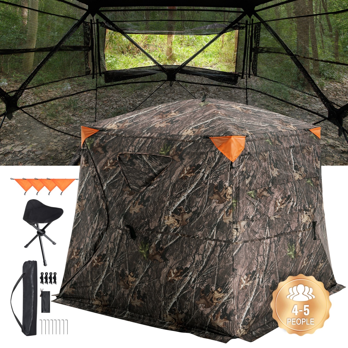 SLC71YCTXTSK5D2LSV0 270 Deg See Through Ground Hunting Blind