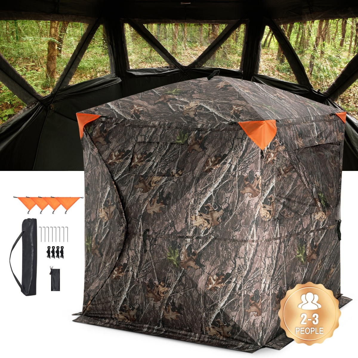 SLCFXCKWS58Y4SCOHV0 270 Deg See Through Hunting Blind