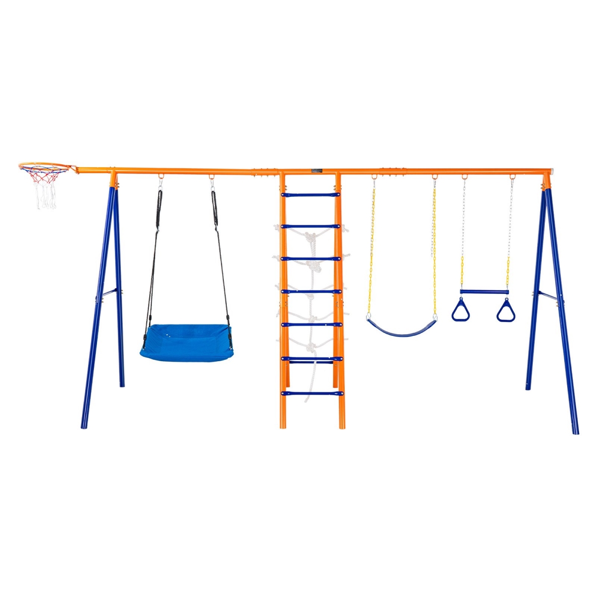 AXQQTZ4RW000I4JXOV0 6 in 1 Swing Sets for Backyard