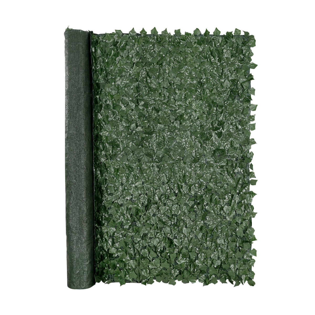 96"x72" Artificial Faux Ivy Leaf Privacy Fence w/ Mesh Cloth Backing