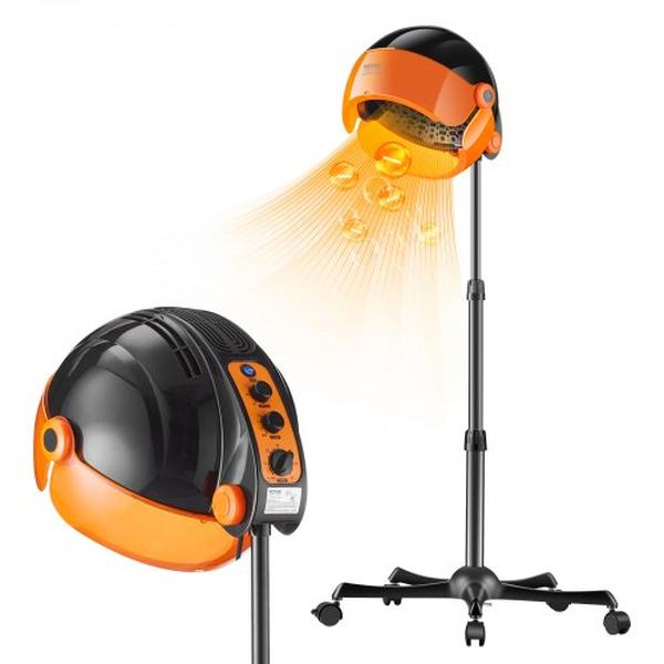 Ionic Hooded Dryer 1875W Bonnet Hair Dryer 3 Temp Settings & Wind Speed