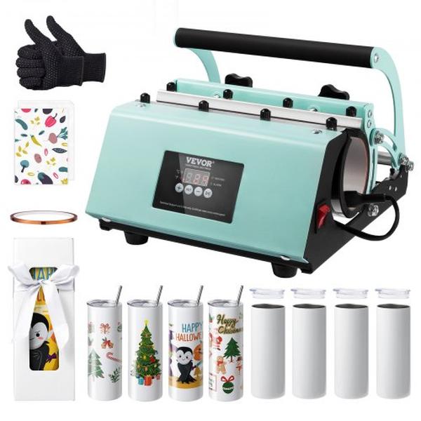 Picture of Vevor 30OZKBJSHBTZ1F1VGV1 20 oz Blank 8 Tumbler Heat Press Machine