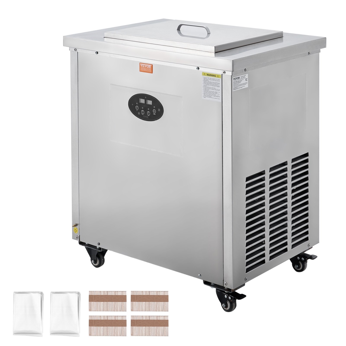 Picture of Vevor SYBBJ1M40000J82RGV1 Commercial Popsicle Machine Single Mold Set - 40 Piece
