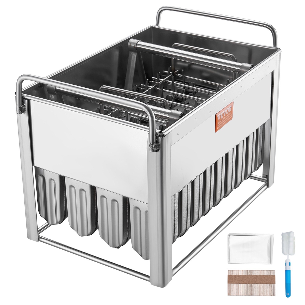 Picture of Vevor SYBBMJZFX400HM5XAV0 Commercial Popsicle Molds - 40 Piece