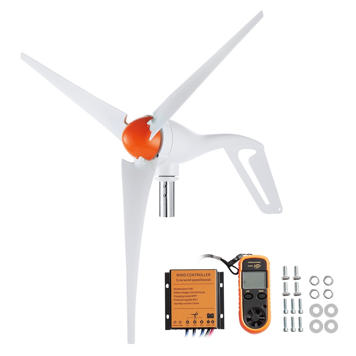 FSSFLWLFDJ40N69K2V9 500W Wind Turbine Generator with Anemometer