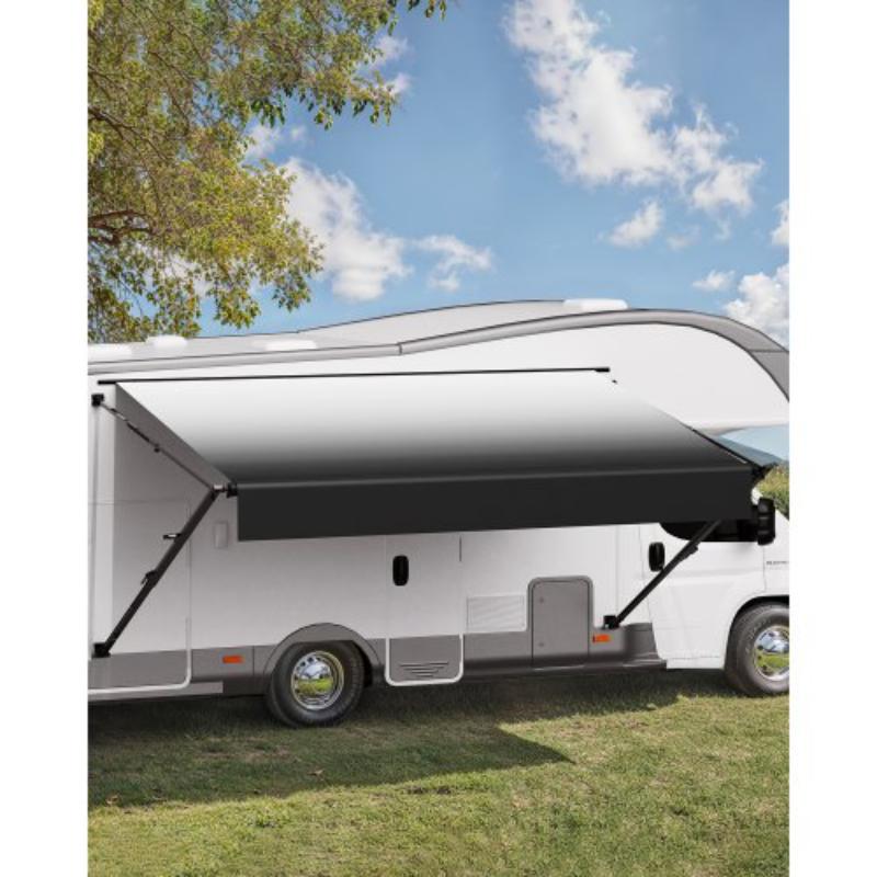 Picture of Vevor SDKSSSFCZYP1VKDC4V0 16 ft. RV Replacement Awning Manual Trailer Awning for Most DC12V RVs