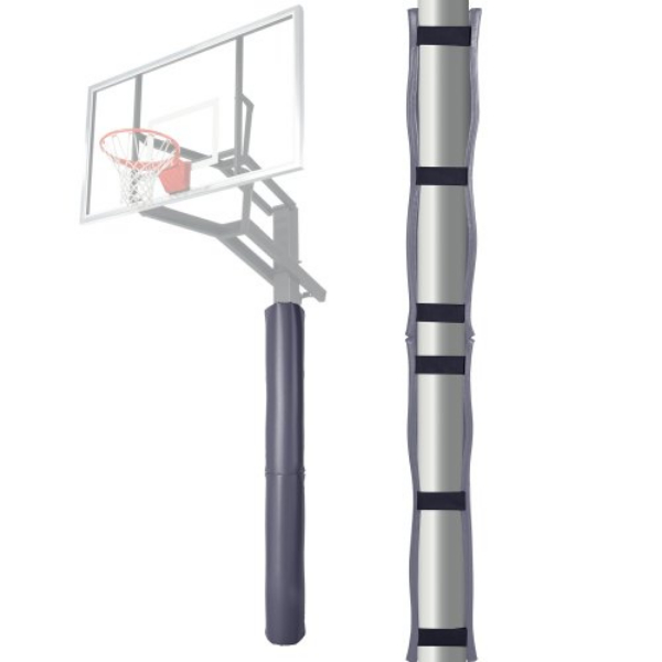 Picture of Vevor ZFXKQGYZFXKQOZ4YRV0 71 in. 2-6.3 in. Round 4.5 x 4.5 in. Square Basketball Pole Durable Padding - Gray