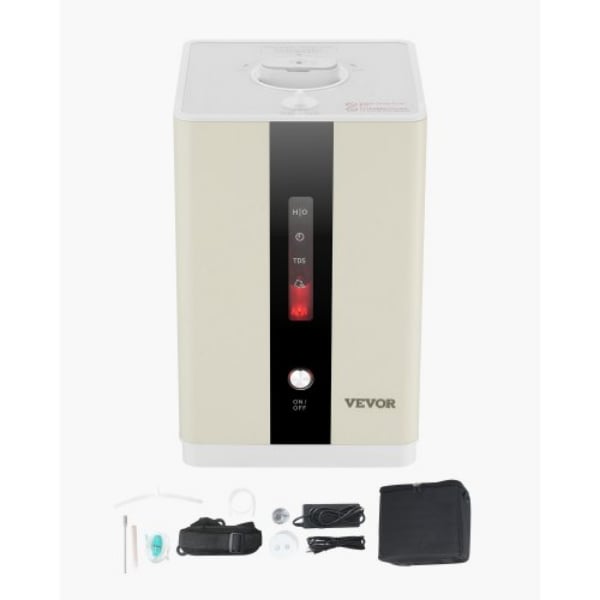 Picture of Vevor WLKQQXRJSX22S4VNIV1 99.99 Percent High Purity 225 ml Minimum Portable Hydrogen Inhalation Machine