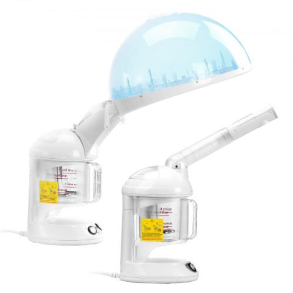 TSZQJ300350MLR7EAV1 2 in 1 Hair & Facial Steamer Professional Hair Steamer with Bonnet Hood