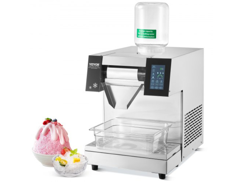 Picture of Vevor FLXNBJFLCMYJP3952V1 573 lbs Per 24 Hour Commercial Snowflake Machine for Ice Cream - Stainless Steel