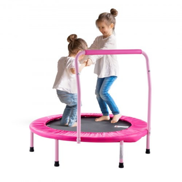 Picture of Vevor ETBC36YCYXBCFYJJKV0 36 in. Indoor Outdoor Foldable Mini Toddler Trampoline for Kids