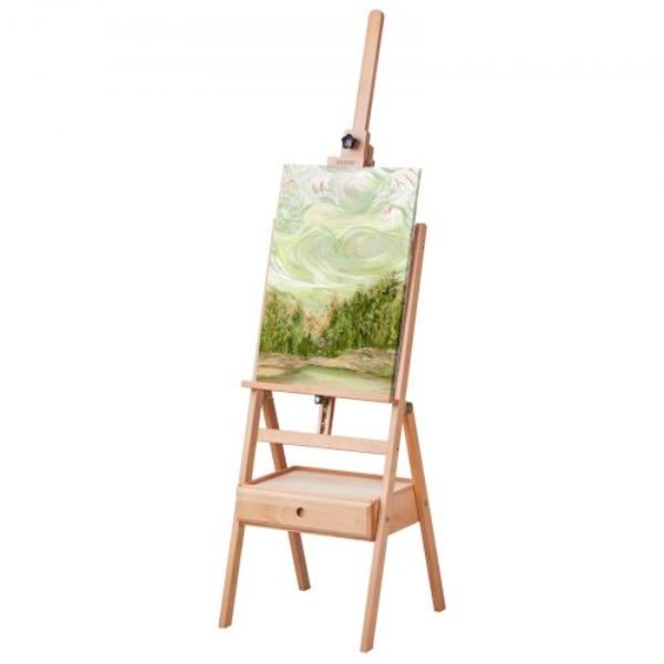 Picture of VEVOR ZJSHJ80100CM729X4V0 Studio H-Frame Easel Holds Canvas Art up to 36 in. Beech Wood Artists Easel