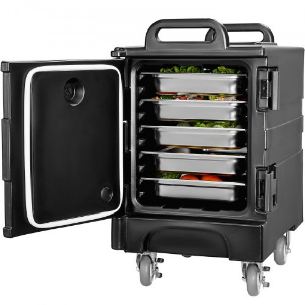 Picture of Vevor SPBWXHSLLDPERLBXZV0 81 qt. Insulated Food Pan Carrier Stackable Catering Dish Box