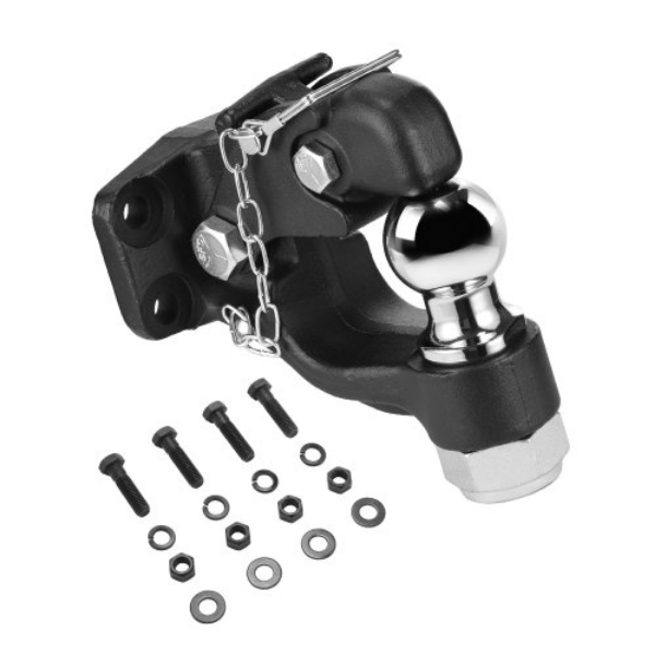 Picture of Vevor TJXHTGDGQ2INLAH50V0 2.5 to 3 in. Lunette Ring 20000 lbs 2 in. Hitch Ball Pintle Combination