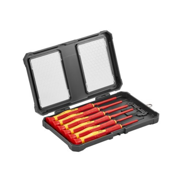 Picture of Vevor JYGJTZJYJMLSZW0G9V0 1000V Electricians Insulated Screwdriver Set&#44; Black & Yellow - 6 Piece