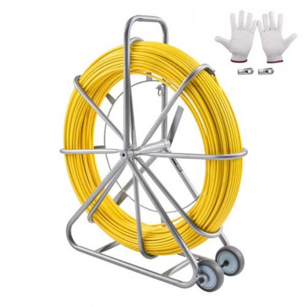 Picture of Vevor DZJYDNBLXW5148CANV0 656 ft. x 0.31 in. Wire Cable Fiberglass Running Duct Rodder Fish Tape