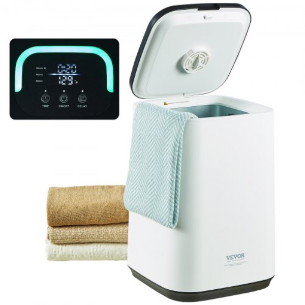 MJJRTBS20LLE5FW2TV1 20L 24h Delay Timer, Auto Shut Off, Child Lock, LED Screen & U-Shaped Light Towel Warmer Bucket